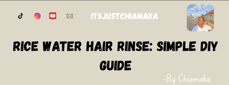Rice Water Reset: A Natural Hair Rinse