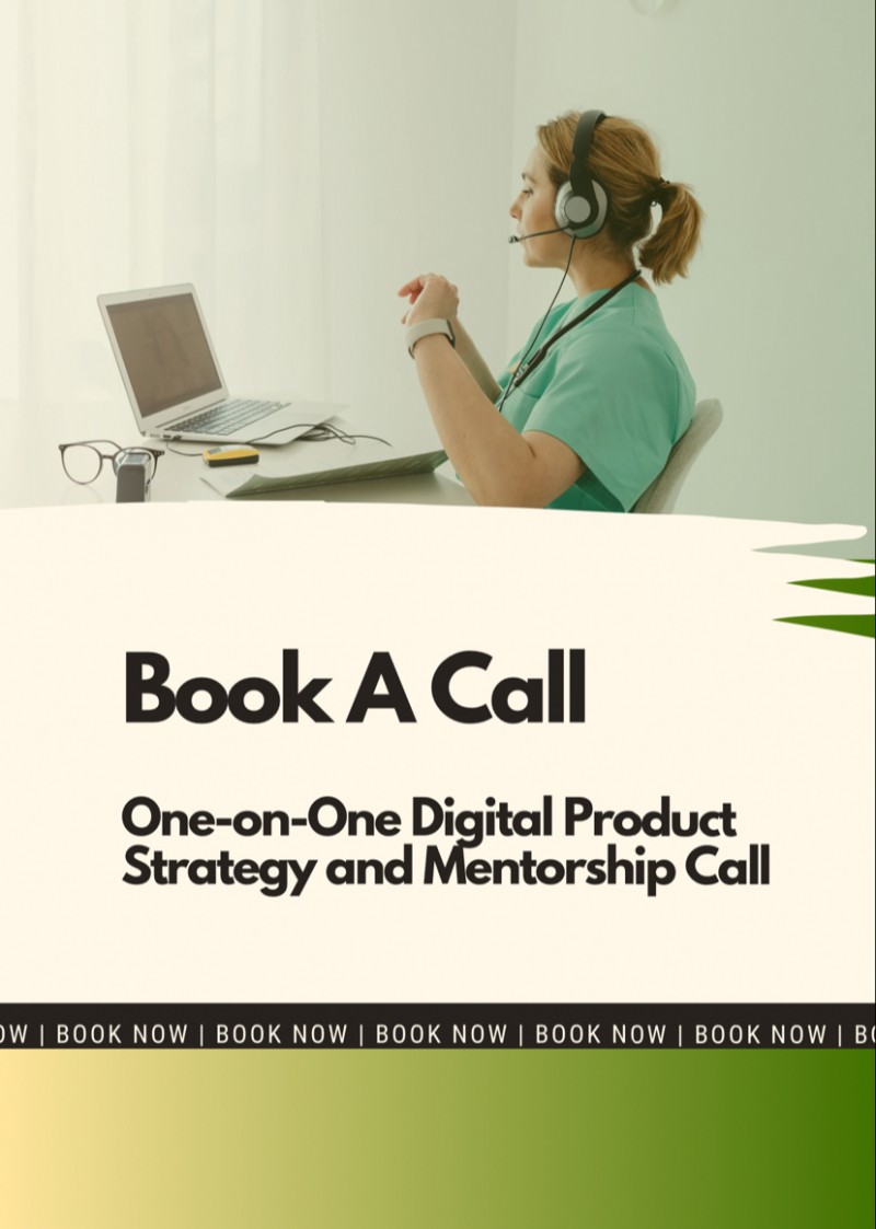 One-on-One Digital Products Strategy and Mentorship Call