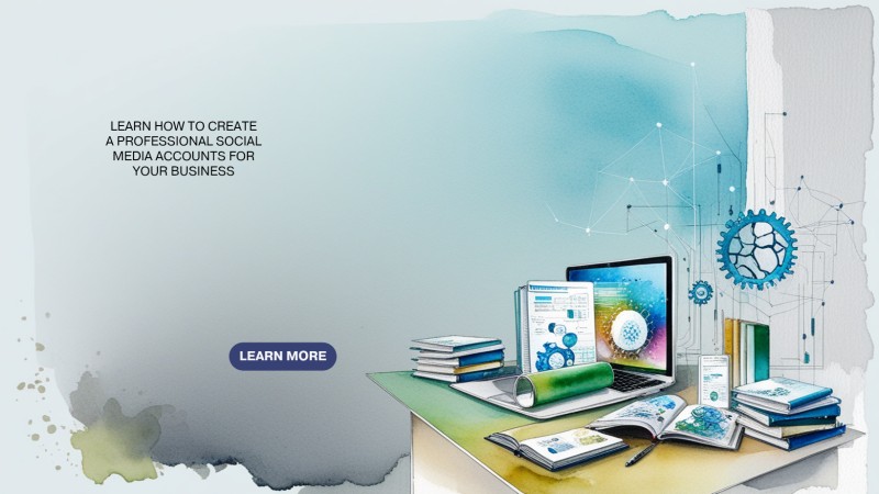 Settup a professional social media accounts for your business