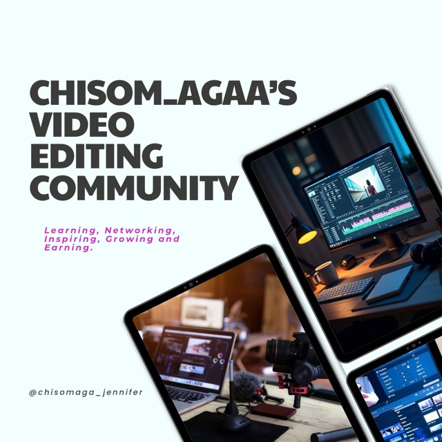 Get VIDEO EDITING COMMUNITY by Chisom Jennifer on Selar