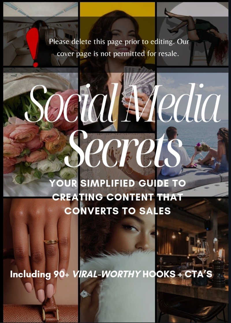 THE CONVERSION CHEAT SHEET  to Sell More on Social Media