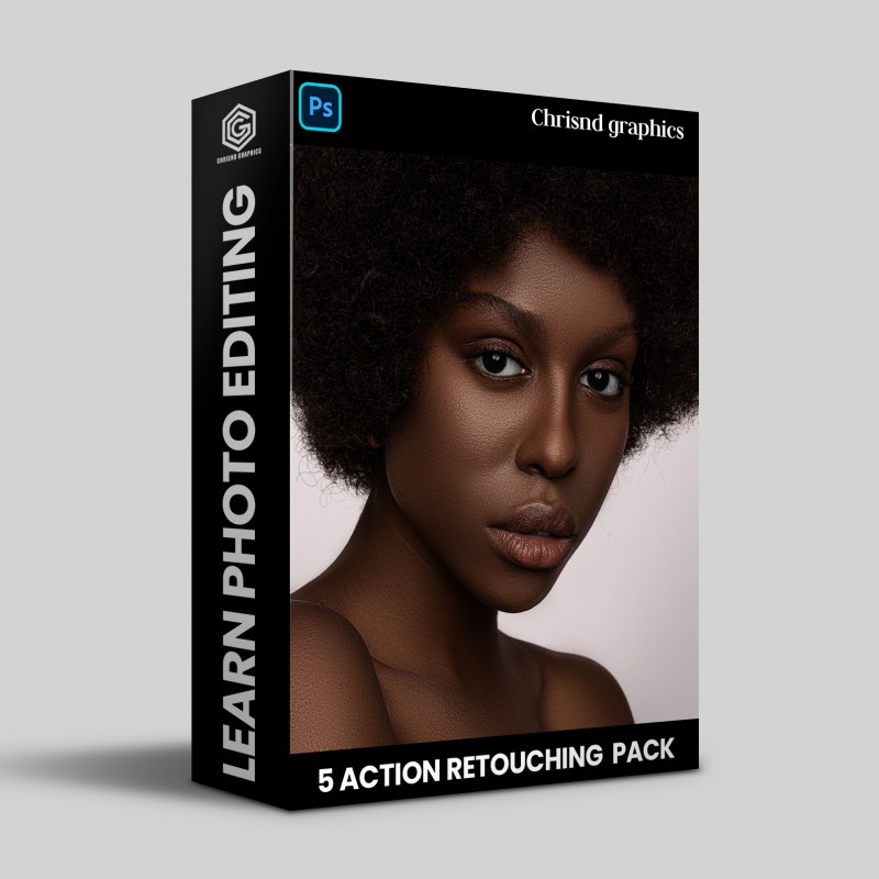 FULL RETOUCHING ACTION PACK FOR DARK SKIN 8-BIT AND 16-BIT