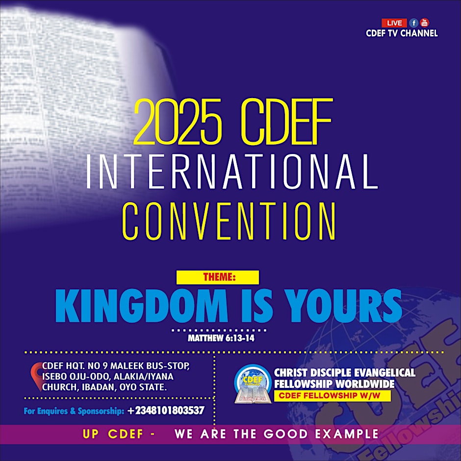 CDEF International Convention 2025 – International Participation & Sponsorship Application