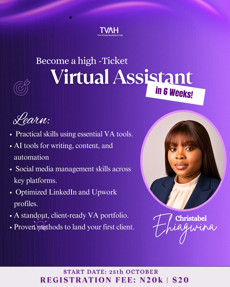 Become A High Ticket Virtual Assistant in 6 Weeks