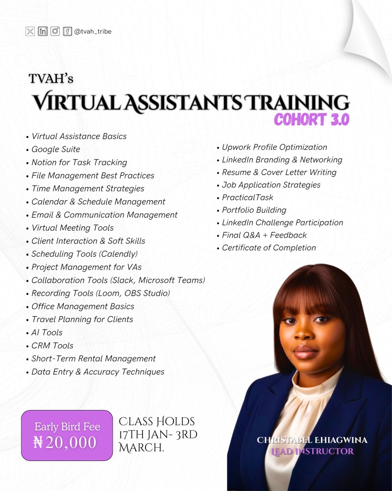Become a Skilled Virtual Assistant in 2026 (Early Bird Ticket)