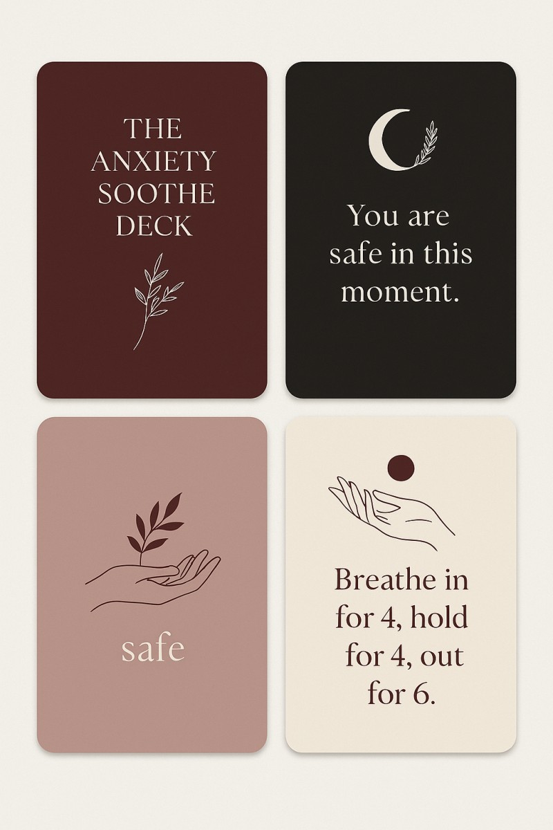 The Anxiety Soothe Card Deck