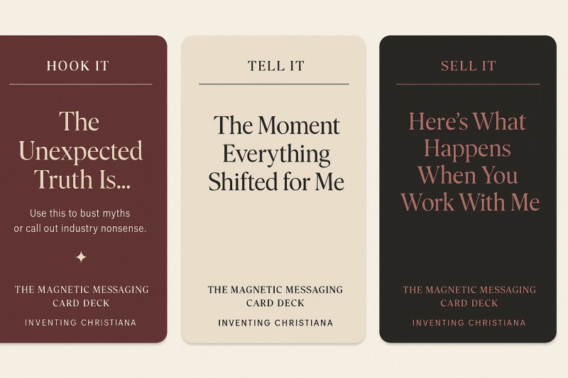 The Magnetic Messaging Card Deck ( MMDC)