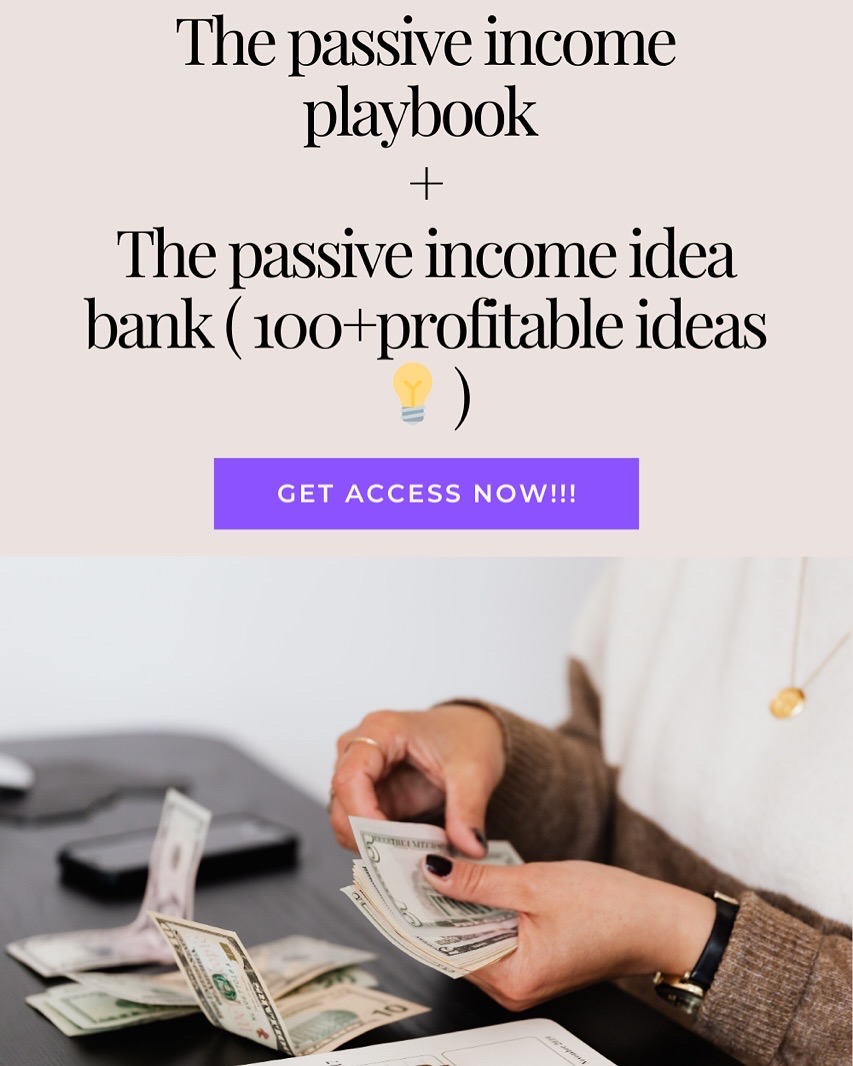 The passive income playbook 💡