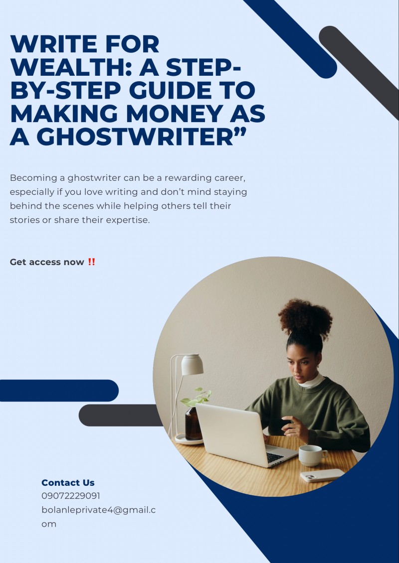 The ultimate guide to earning in $$ as a ghostwriter ‼️