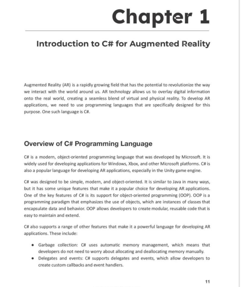 C# for Augmented Reality: Using Unity AR Foundation and Niantic Lightship ARDK