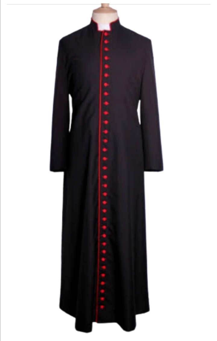 Bishop Cassock Attire (BLACK Colour)