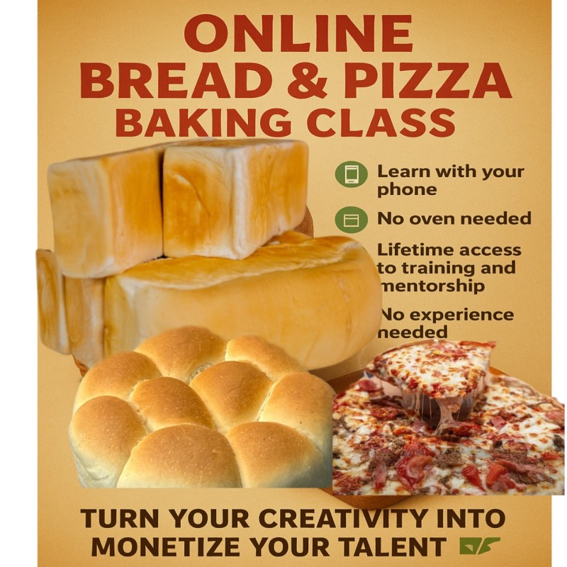 DELICIOUS BREAD And PIZZA BAKING CLASS