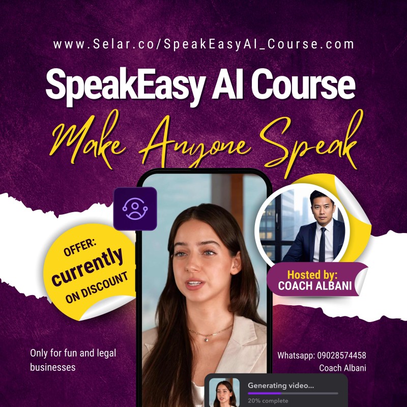 Buy speakeasy ai course copy by coach albani digital world on selar
