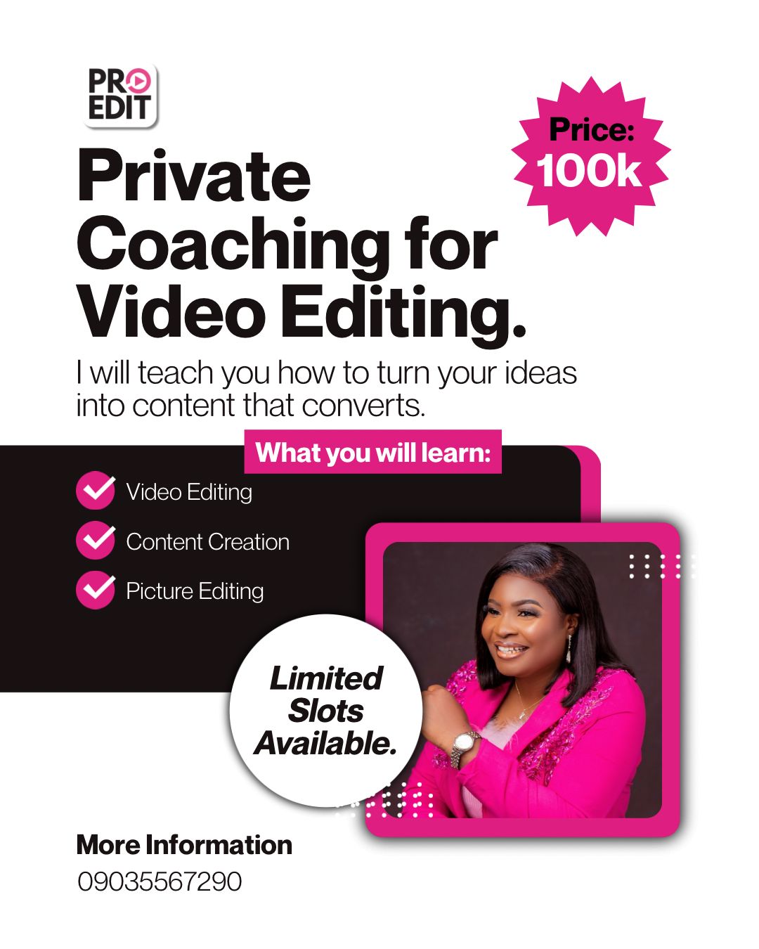 Private Video Editing and Content Creation Masterclass