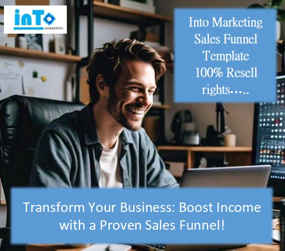 Into Marketing Sales Funnel Template – 100% Resell rights