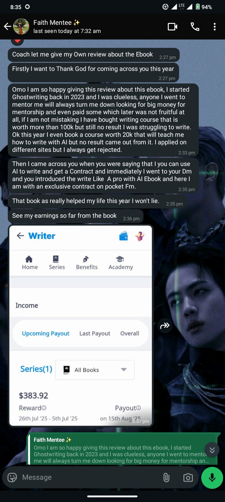Customer review 1