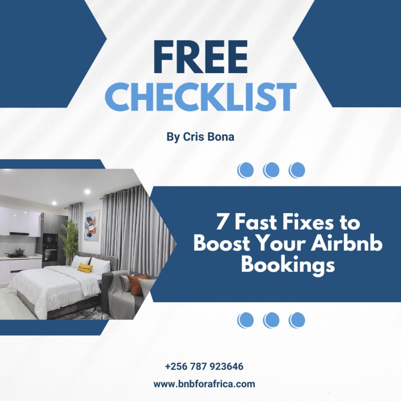 FREE Checklist: 7 Fast Fixes to Boost Your Airbnb Bookings