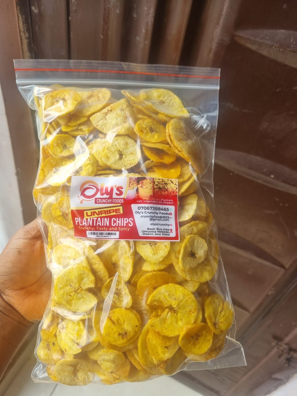 5 paints unripe chips (zip lock)