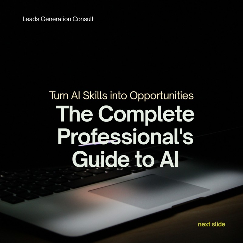 Get The Complete Professional's Guide to AI by Leads Generation Consult ...