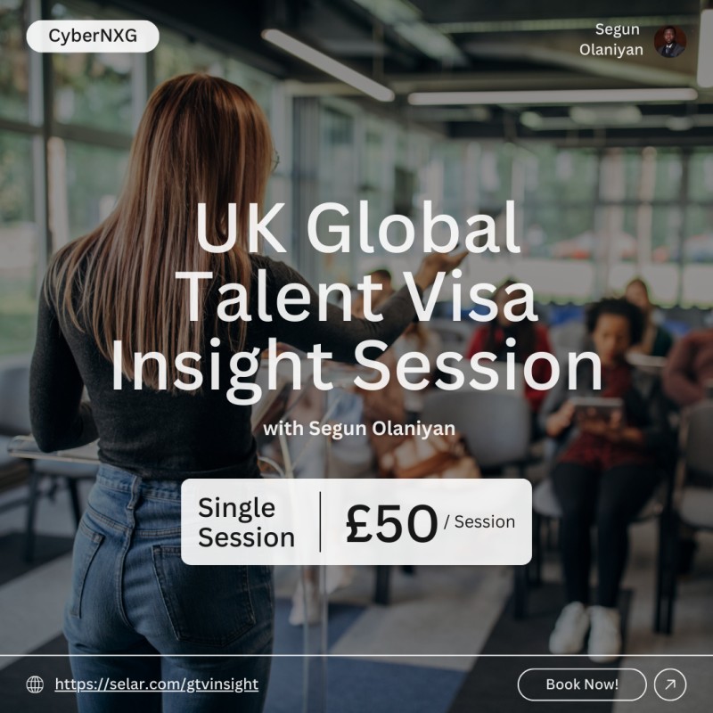 UK Global Talent Visa Insight Session (30 Mins)