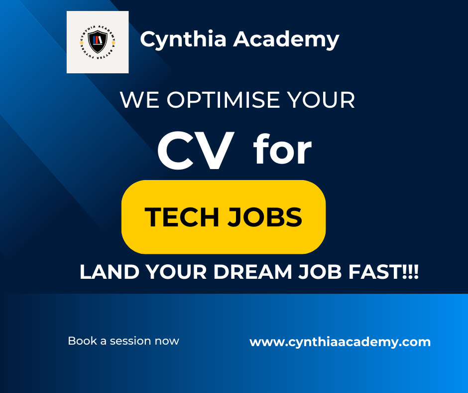 CV Optimisation and one-on-one for Tech Jobs