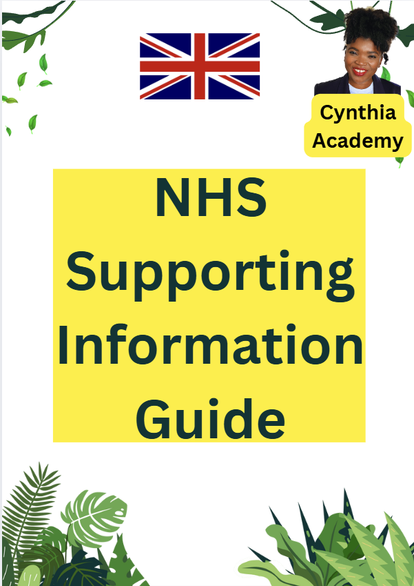 Buy NHS Supporting Information Guide by Cynthia Academy on Selar