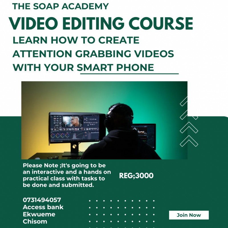 Video editing course