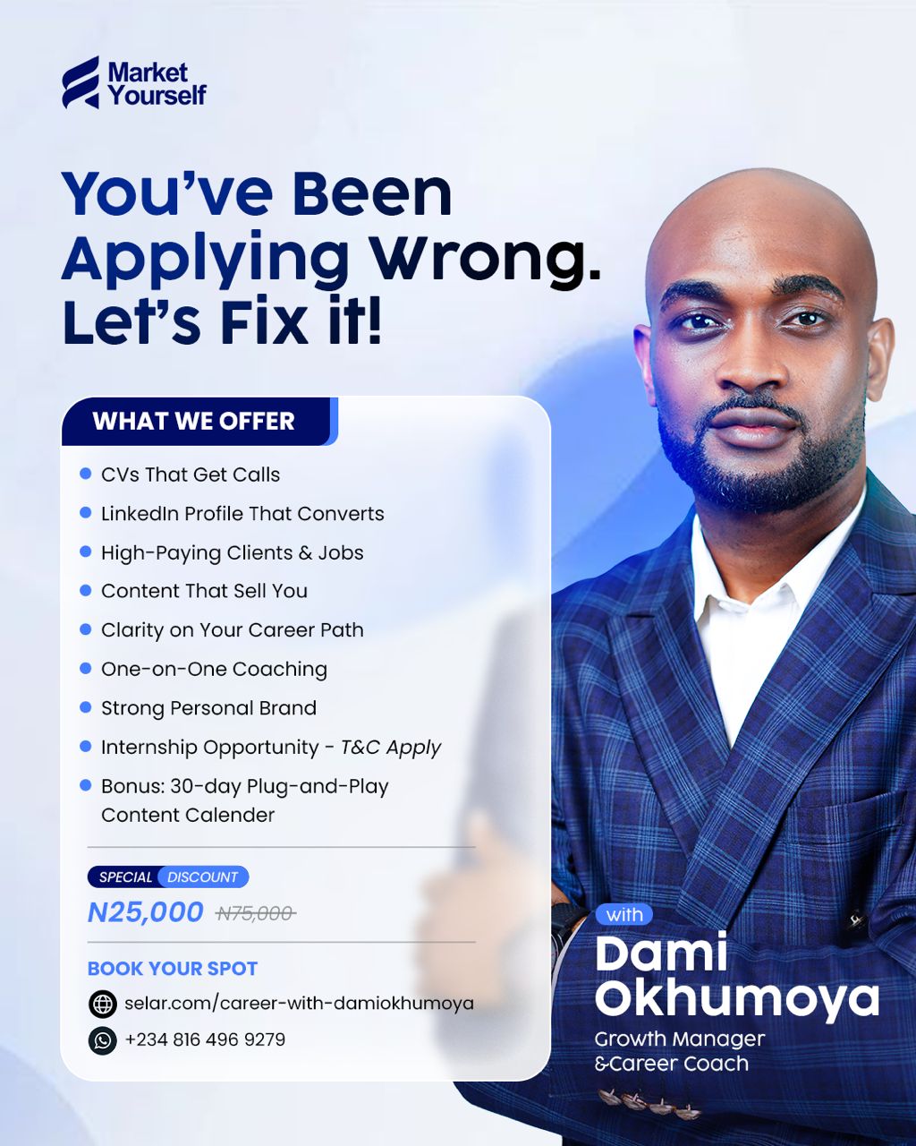 Market Yourself Career Masterclass