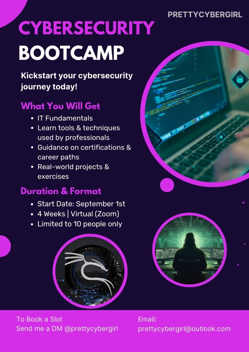 CYBERSECURITY TRAINING (4WKS | ONLINE)