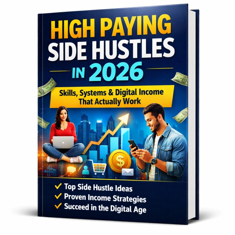 Buy High Paying Side Hustles in 2026: Skills, Systems & Digital Income