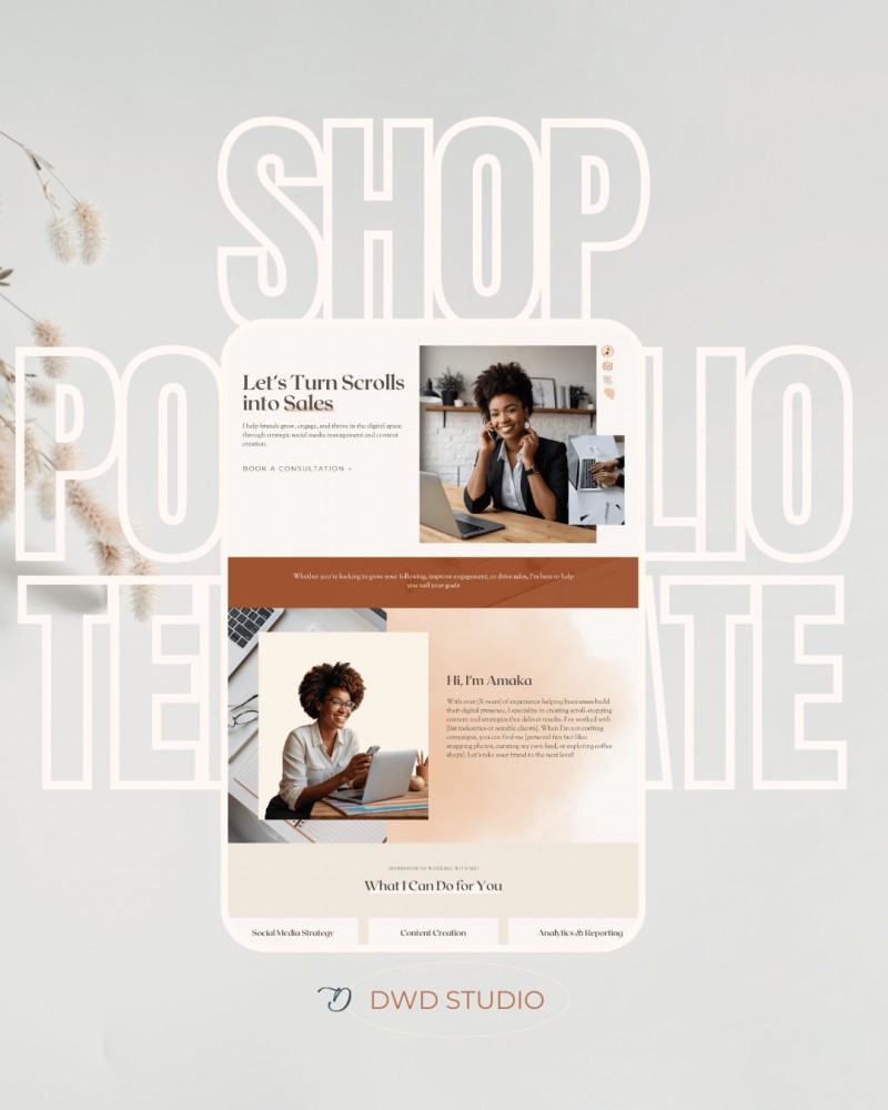 Tera Portfolio Website Template For Freelancers