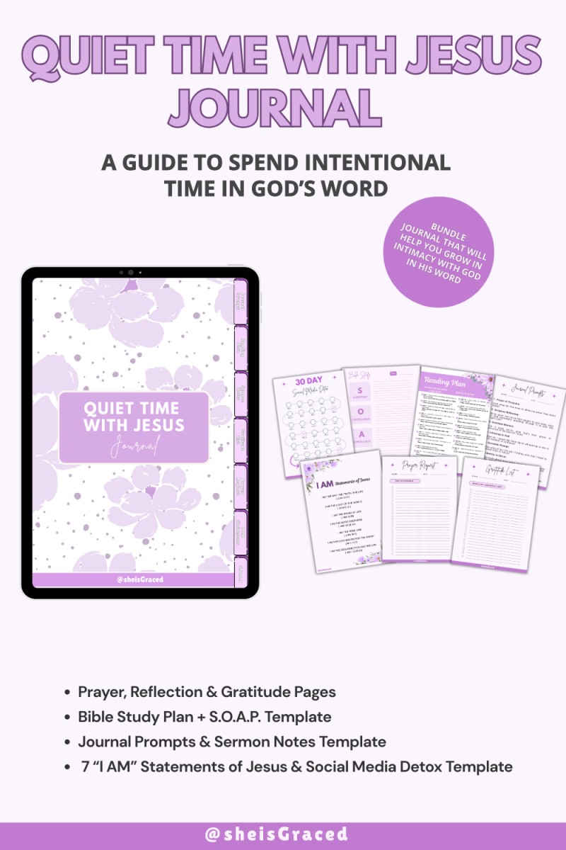 Quiet Time with Jesus Journal Bundle