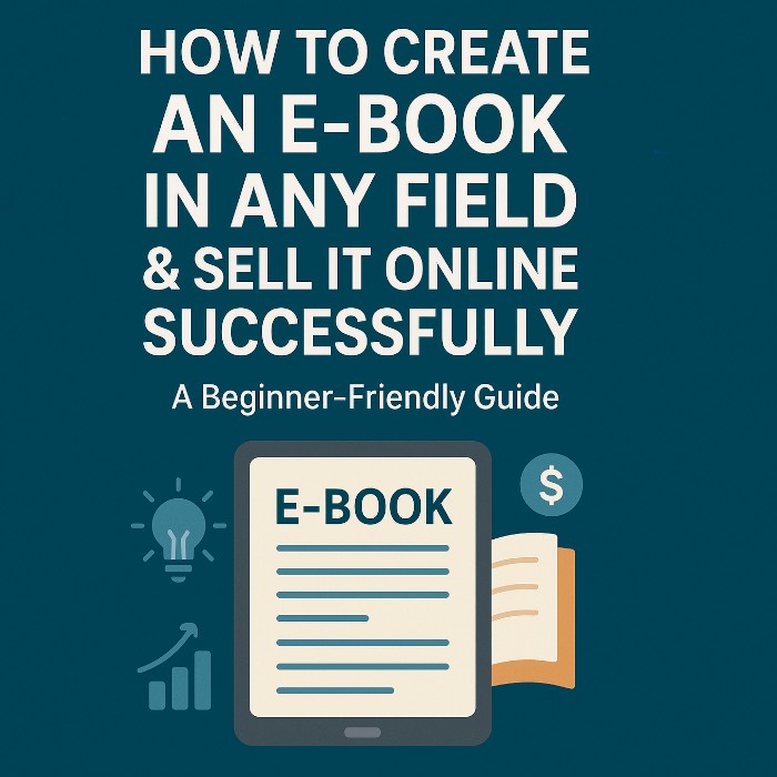 HOW TO CREATE AN E-BOOK IN ANY FIELD & SELL IT ONLINE SUCCESSFULLY