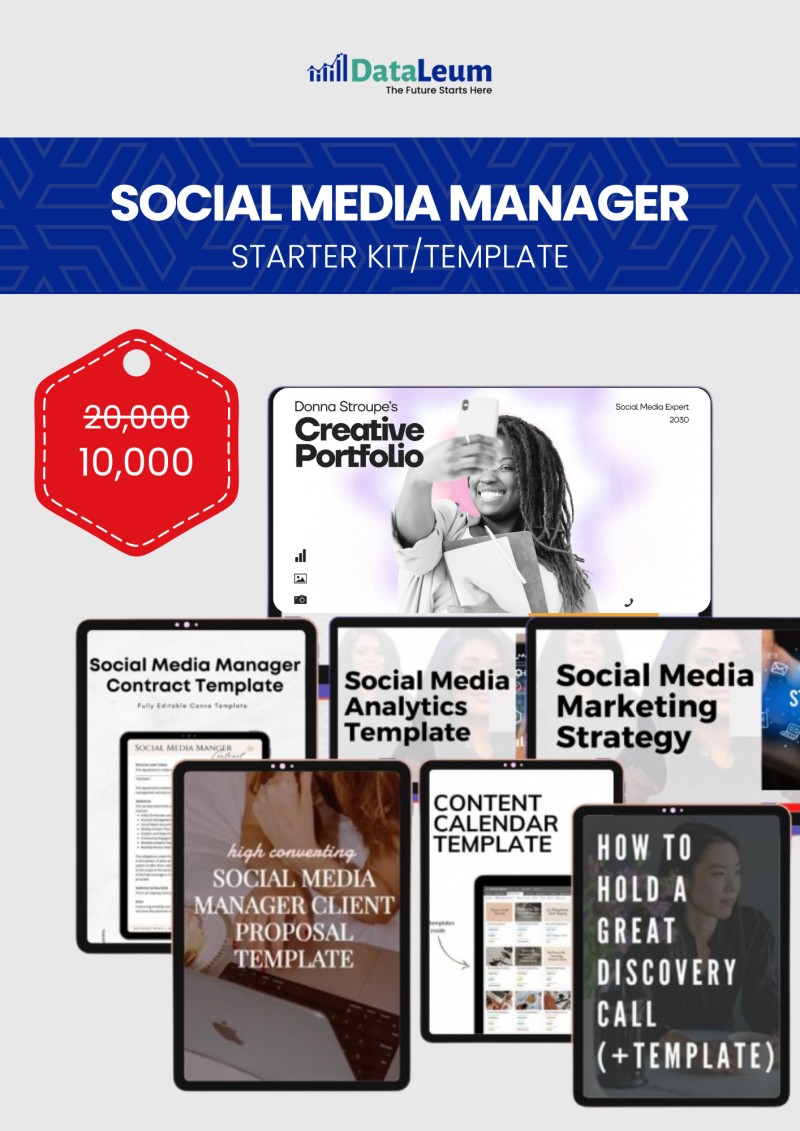 SOCIAL MEDIA MANAGER STARTER KIT/TEMPLATE