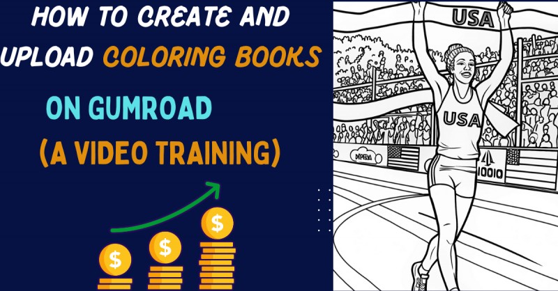 How to create and Upload Coloring Books on Gumroad