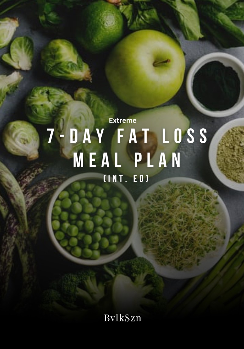 International 7-Day Weight Loss Diet Plan