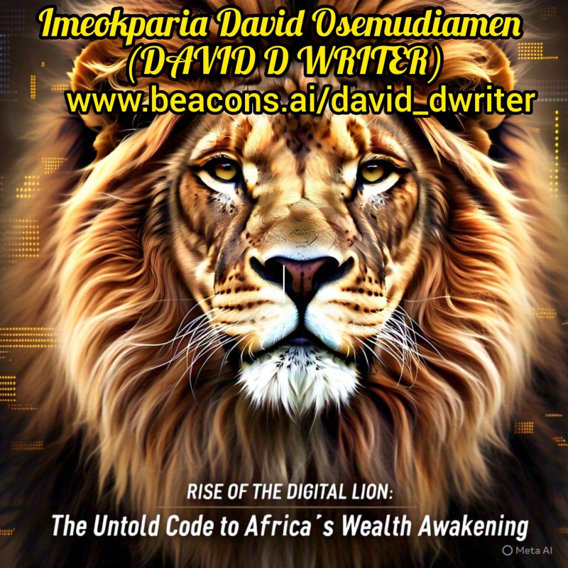 RISE OF THE DIGITAL LION: The Untold Code to Africa's Wealth Awakening By Imeokparia David Osemudiamen (DAVID D WRITER).