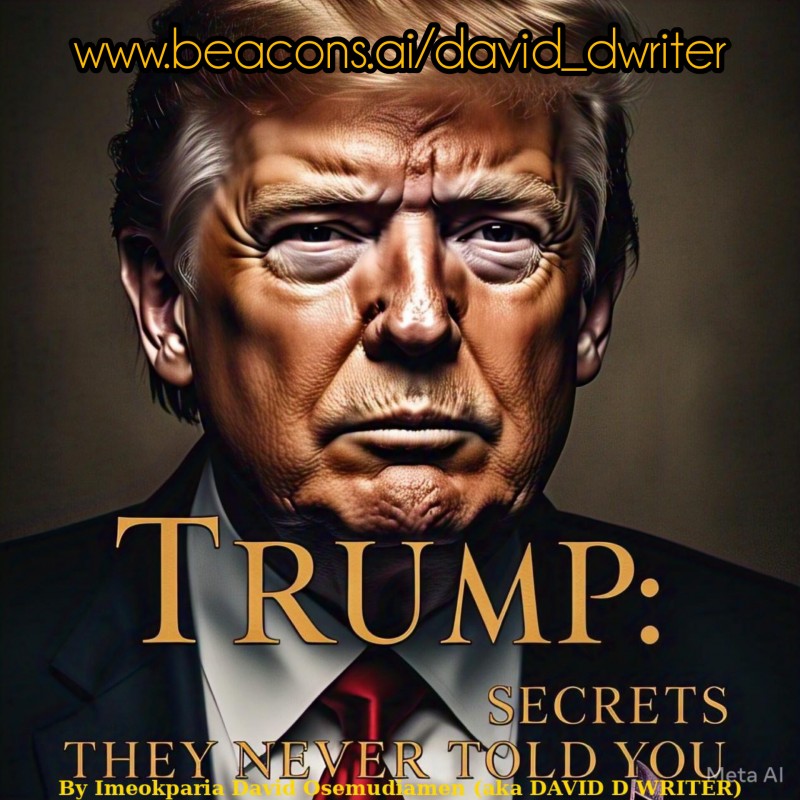 TRUMP: SECRET THEY NEVER TOLD YOU by Imeokparia David Osemudiamen (DAVID D WRITER)