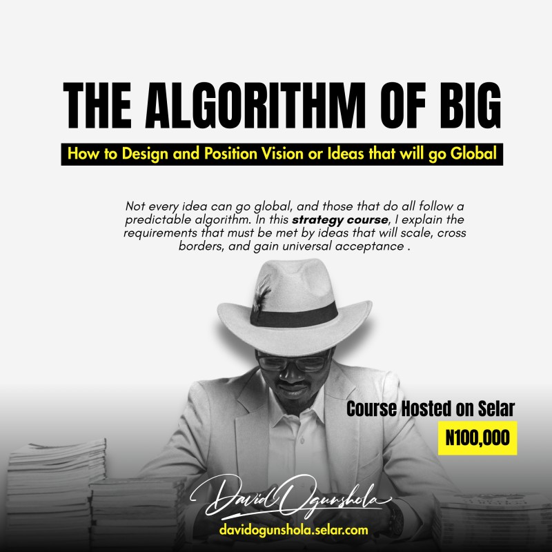 The Algorithm of Big (Strategy Course)