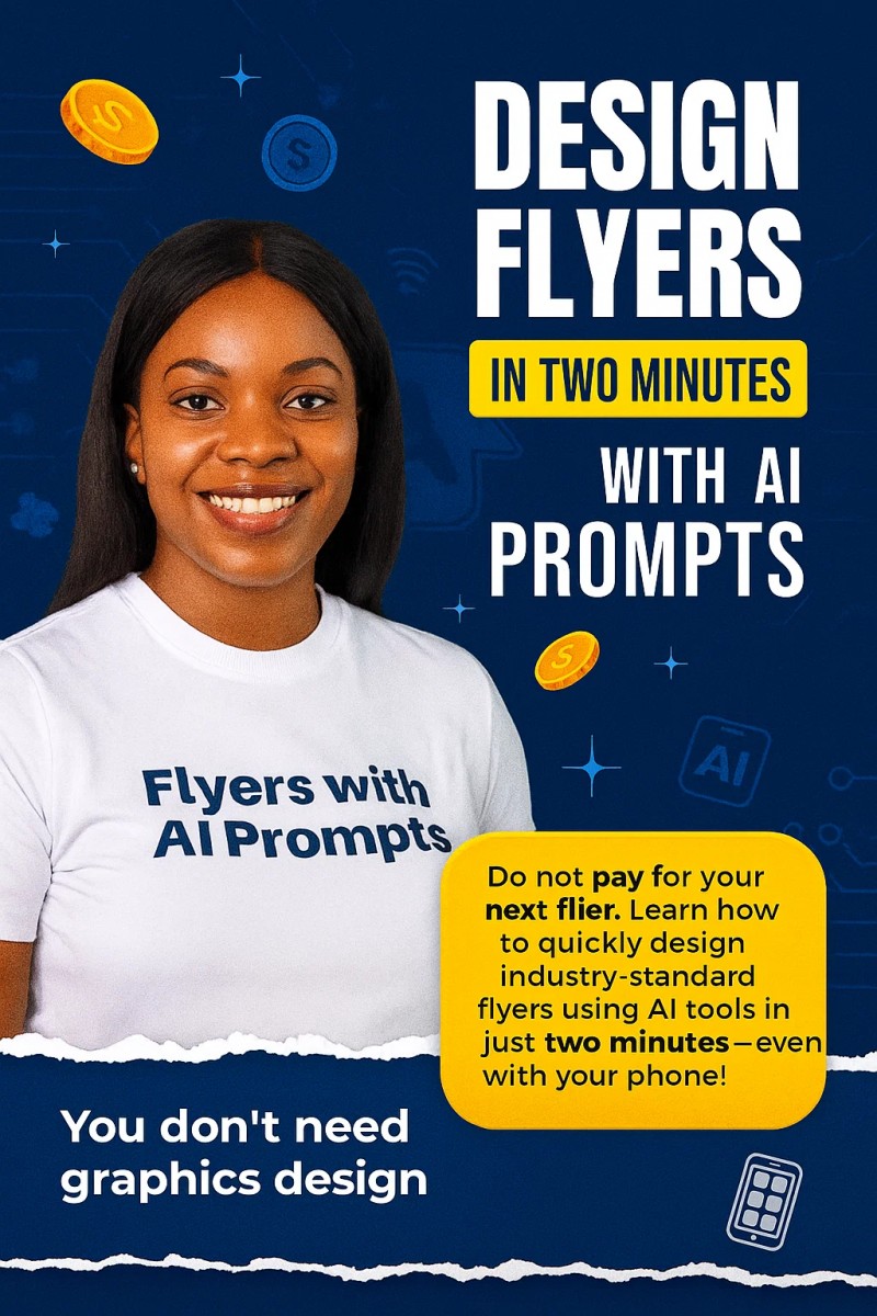 Design a World-Class Flyer Using AI in Just Two Minutes on Your Mobile Phone!