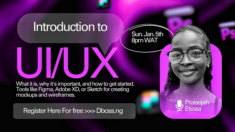 Get UI/UX WEBINAR by Dboss Nigeria on Selar