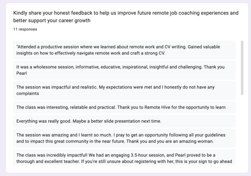 Customer review 1