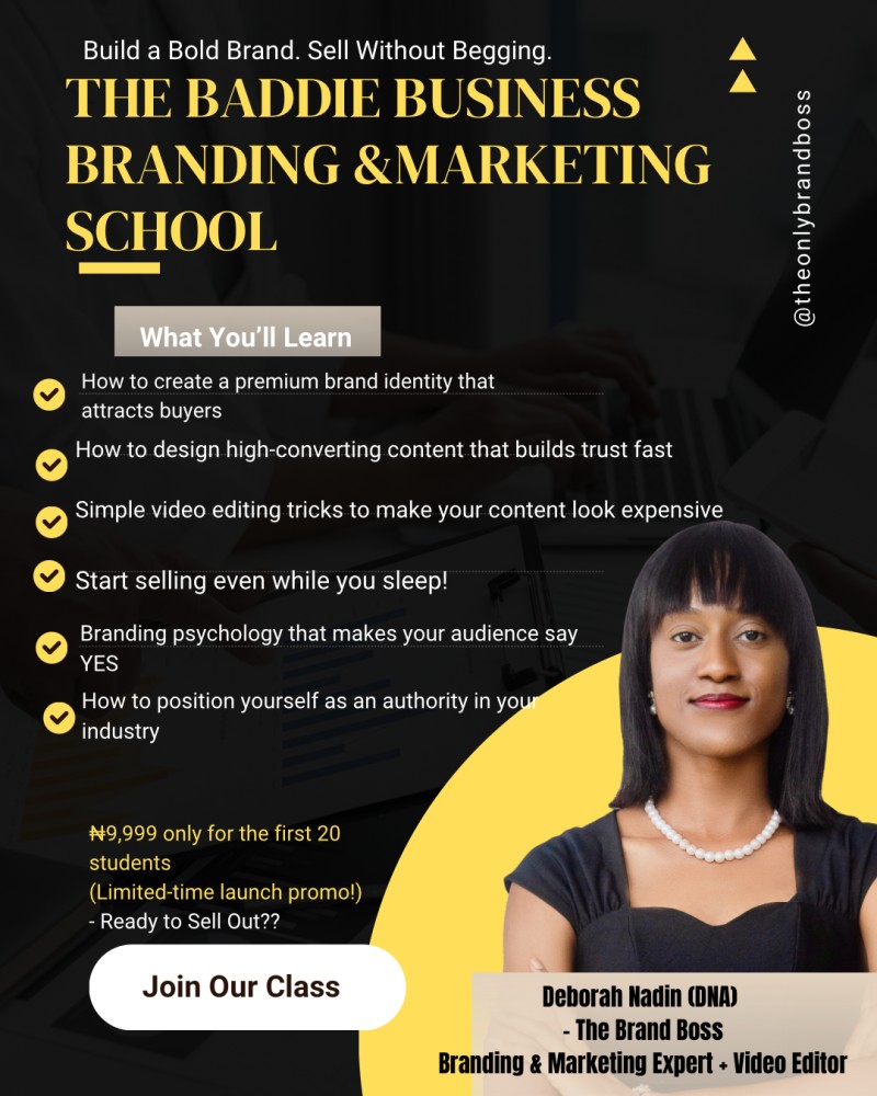 THE BADDIE BUSINESS BRANDING AND MARKETING SCHOOL