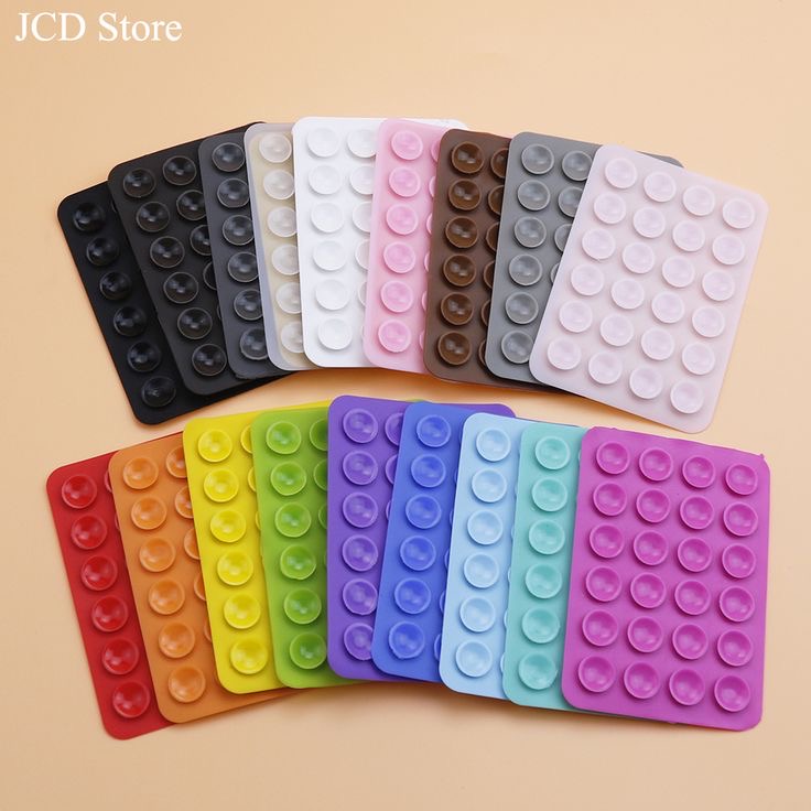 Silicone suction phone pouch