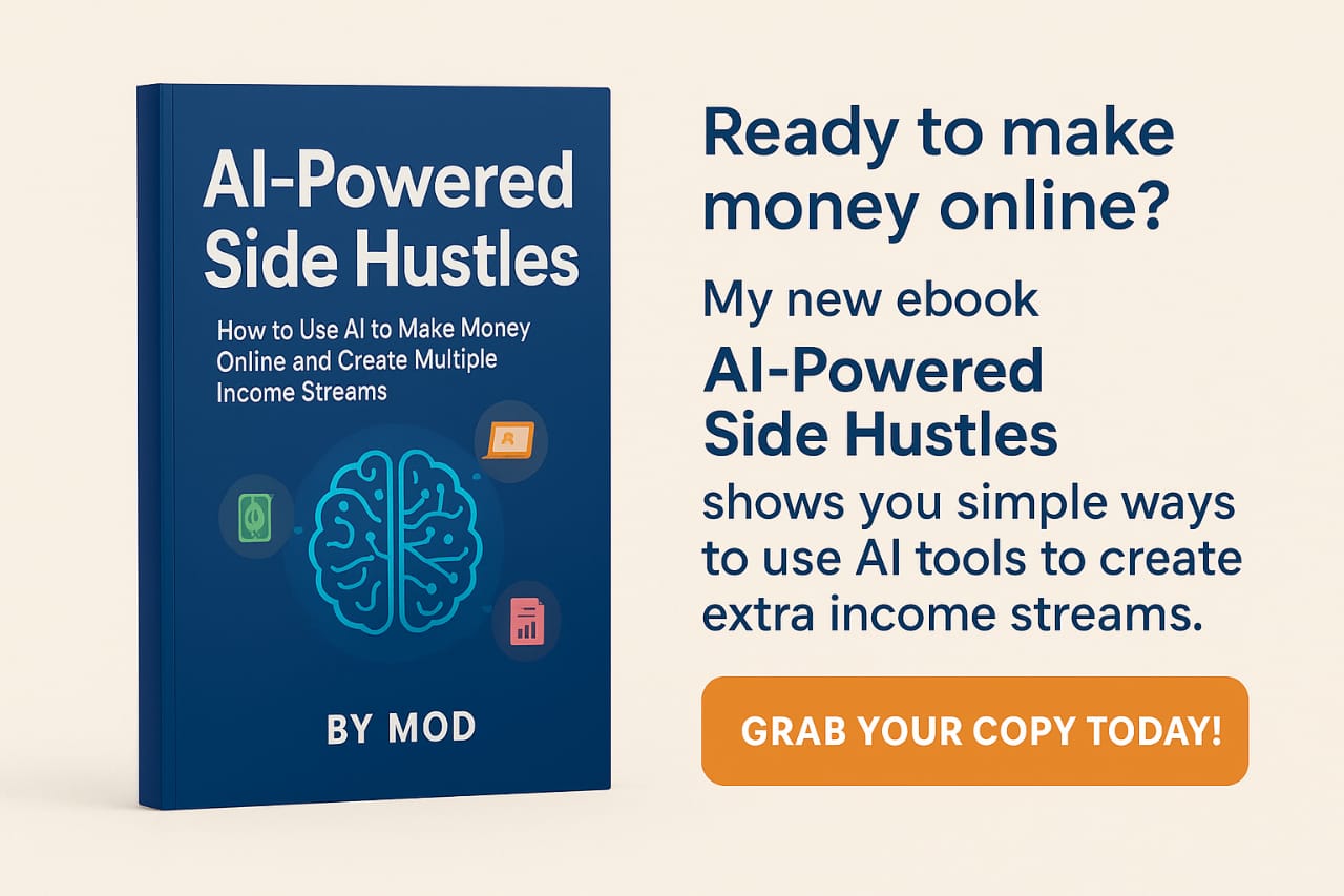 📘 AI-Powered Side Hustles: How to Use AI to Make Money Online and Create Multiple Income Streams