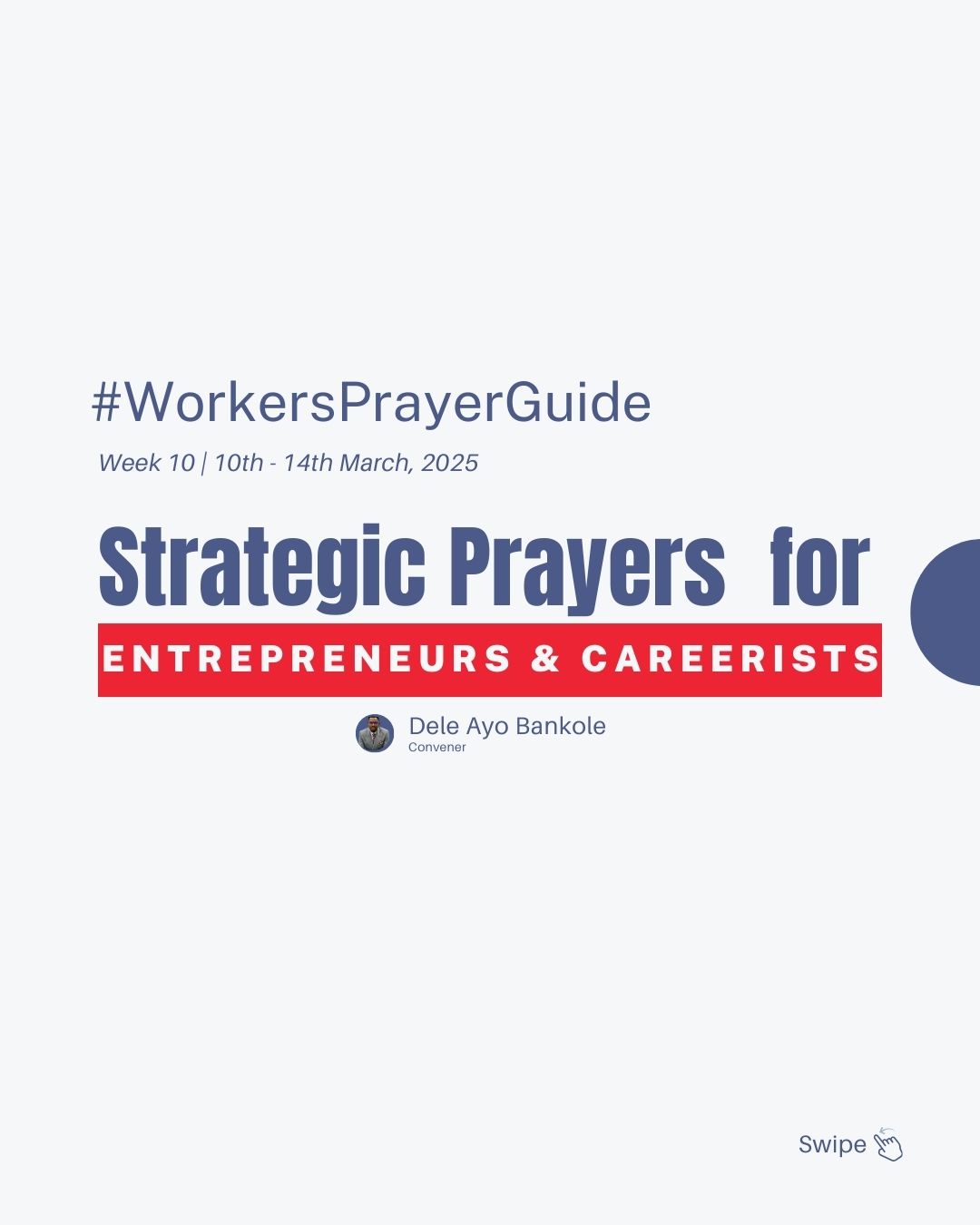 Workers Prayer Guide | Week 10