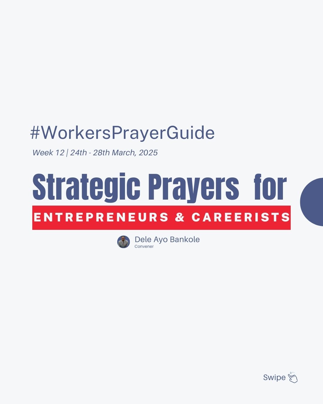Workers Prayer Guide | Week 12