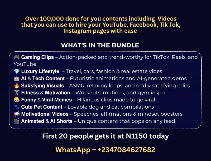 The Ultimate Viral Content Vault – Over 100,000 Ready-to-Use Videos for Your Social Media Success