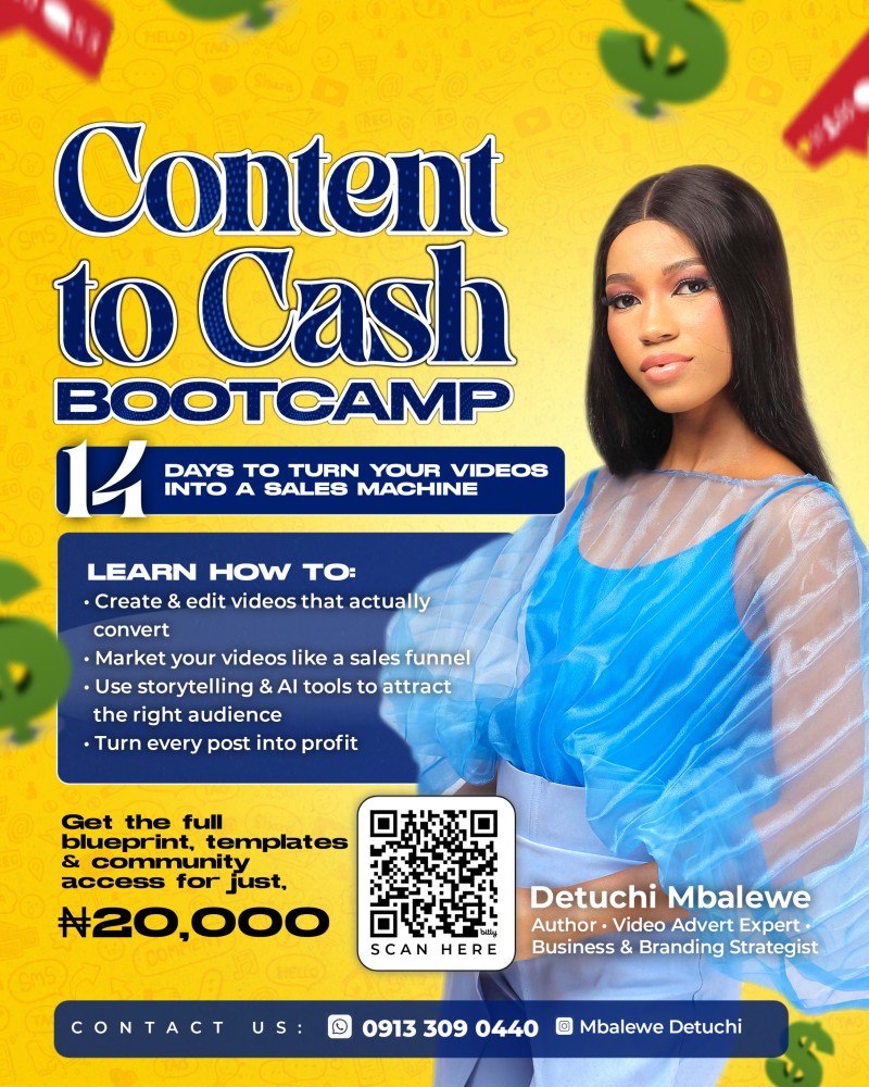 CONTENT TO CASH BOOTCAMP