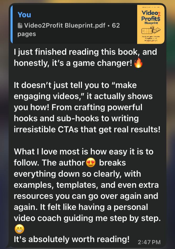 Customer review 1